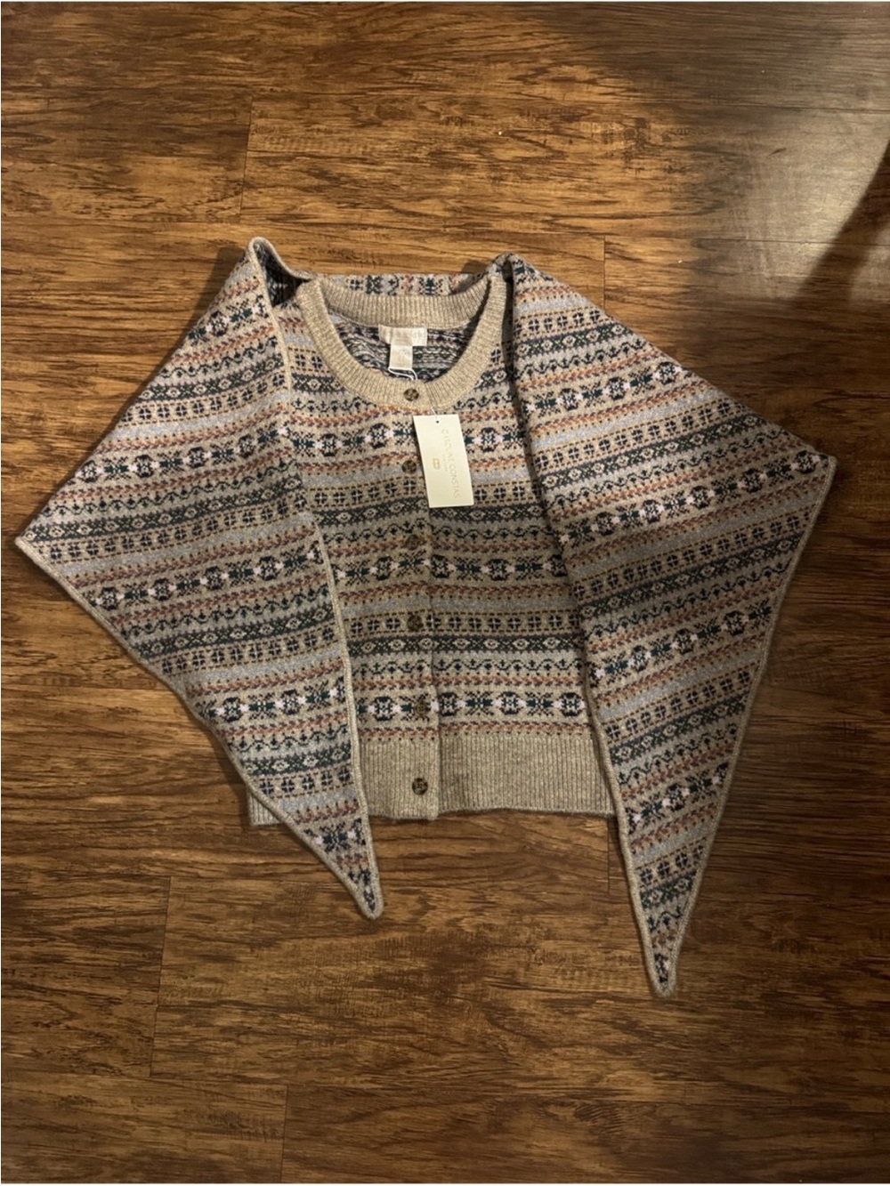 NWT Caroline constas sweater size large